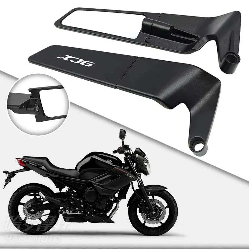 Motorcycle CNC Rearview Mirrors HD Motorbike End Side Mirror For YAMAHA XJ6 XJ6 XJ6F XJ6N XJR300 XJR 1300 XJR1200 FJR FAZER