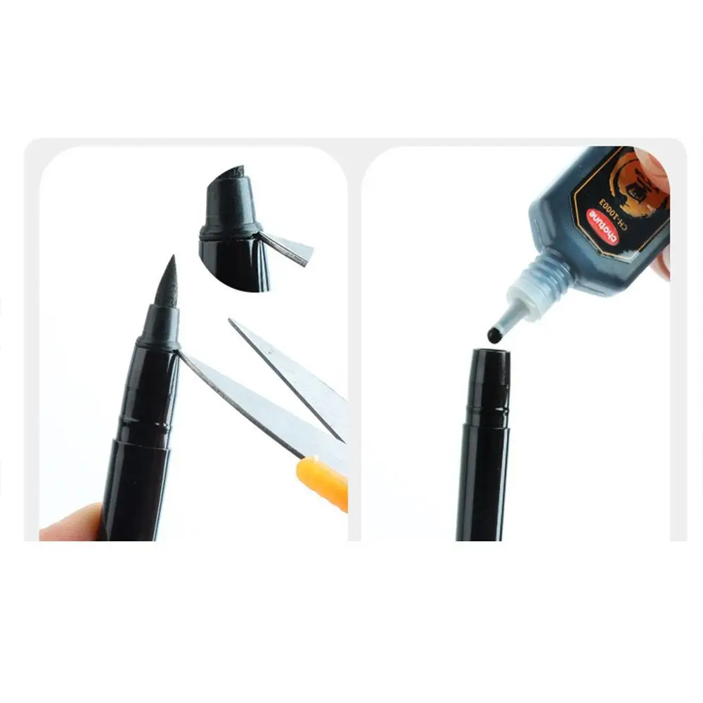 Large regular script, medium regular script, and small regular script copying pens can be added with ink, soft brush, and studen