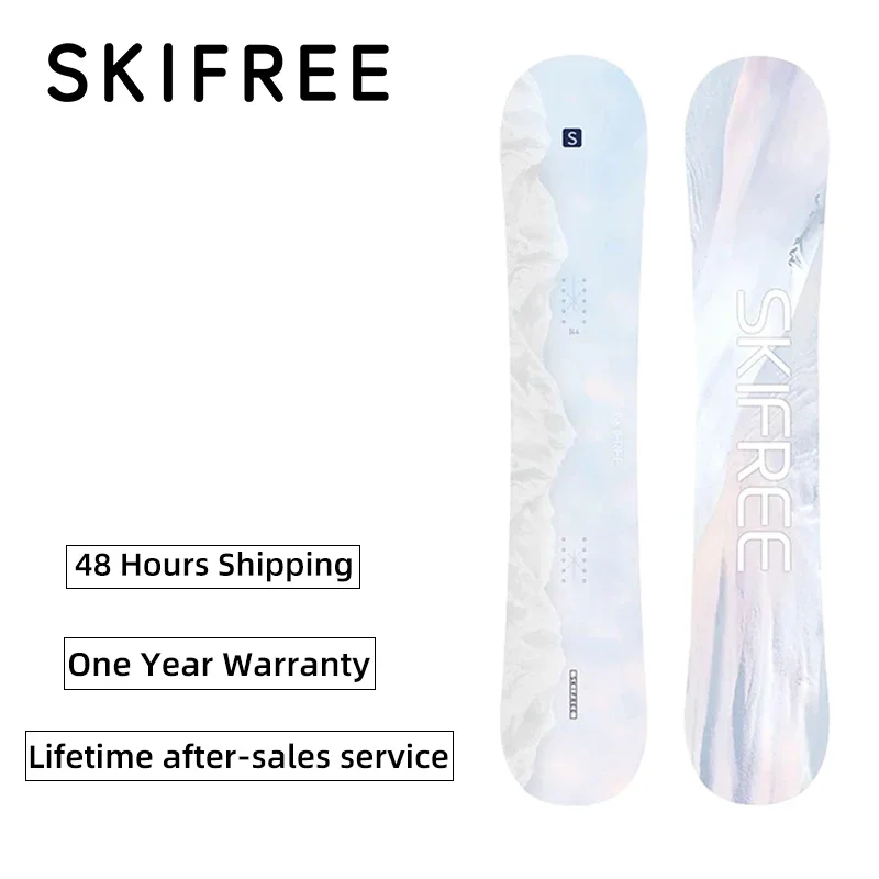 SKIFREE-Pure White Snowboarding Board, круговая доска, 140 см, 144 см, 147 см, 150 см