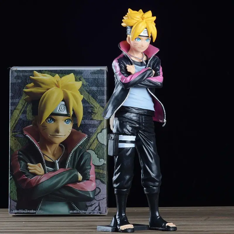 Anime Naruto Next Generations GK Uzumaki Boruto Action Figure Mdoel 23cm PVC Statue Doll Uzumaki Naruto Son Toys