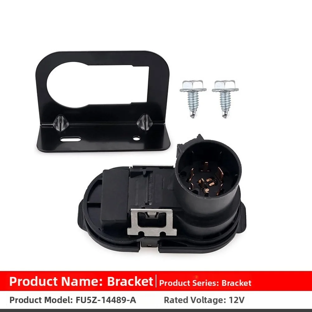 Rear Bumper Trailer Hitch Connector Adapter Socket FU5Z-14489-A 76 Inch For Ram 1500 2500 3500 For Ford F-150  F-250 F-350