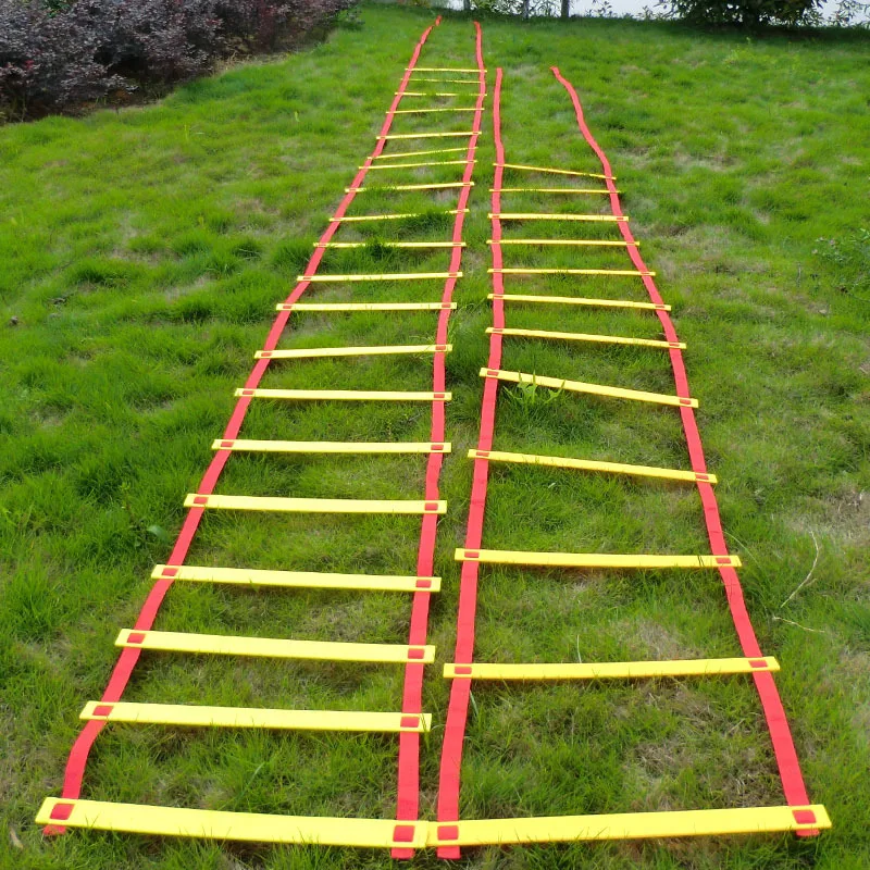 

Fitness Equipment Flake Agility Ladder Nylon Training Soft Ladder Pace Ladder