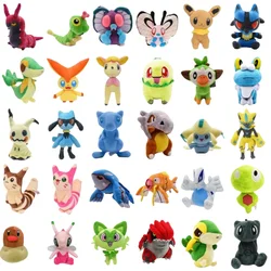 Pokemon Mimikyu Riolu Mew Cubone Plush Toy Kawaii Furret Lugia Eevee Zeraora Caterpie Butterfree Stuffed Peluche Doll