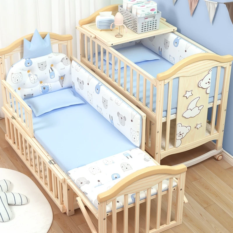 Loft Simple เตียงเด็กโมเดิร์นไม้ Villa Comferter เตียงเด็กเด็ก Queen Cama Infantil เฟอร์นิเจอร์บ้าน