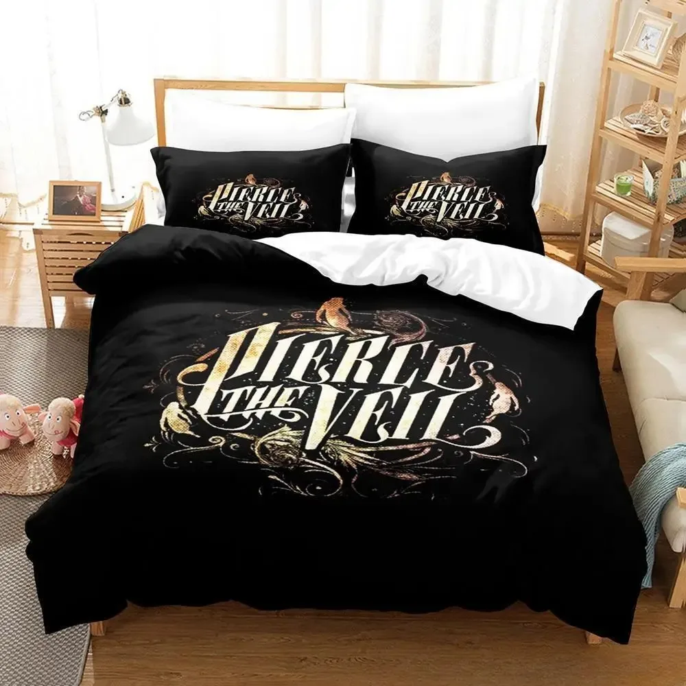 3d Printing Music Group Pierce The Veil Bedding Set Single Twin Full Queen King Size Bed Set Adult Kid Bedroom Duvet cover Sets