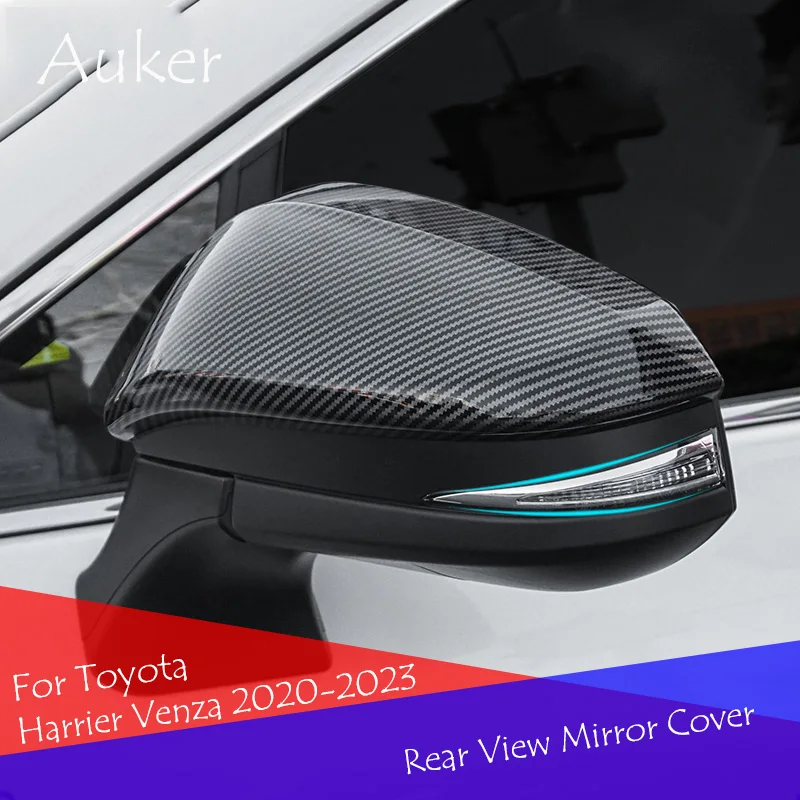 

Car Chrome Side Door Rear Mirror Cover Frame Accessory Version For Toyota Harrier Venza 2020-2023 Sticker