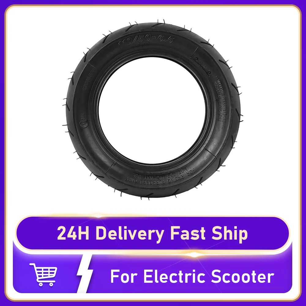 

11 Inch Rear Outer Tire Vacuum Tyre 110/50-6.5 for Electric Scooter City Road Street Widen Tires Good Quality Replacement Parts
