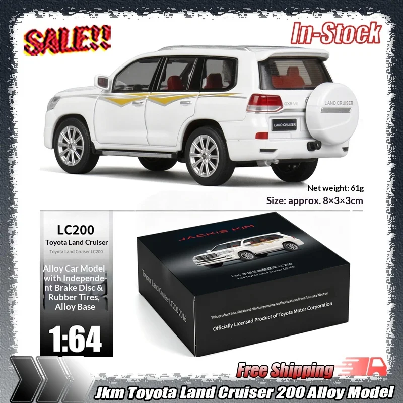 

New Jkm Toyota Lc200 Land Cruiser 200 1:64 Scale Alloy Static Diecasting Car Model Desktop Ornament For Adult Collection Display