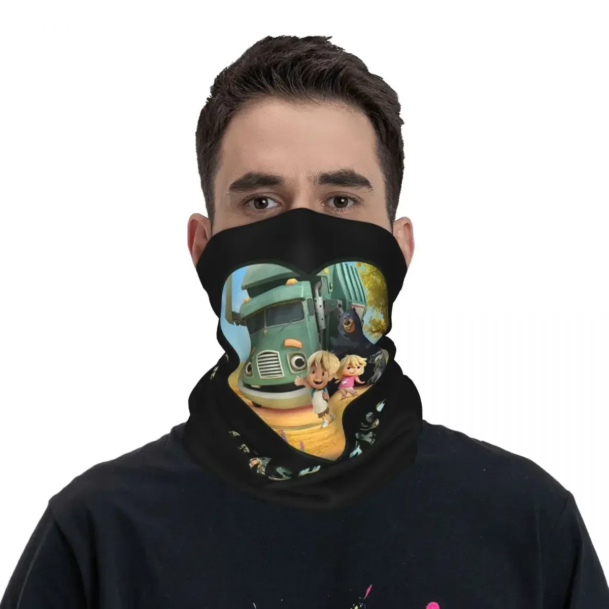 Trash Truck, Hank And Trash Truck Bandana Neck Cover Printed Magic Scarf Cycling Scarf Outdoor Sports For Men Women Adult