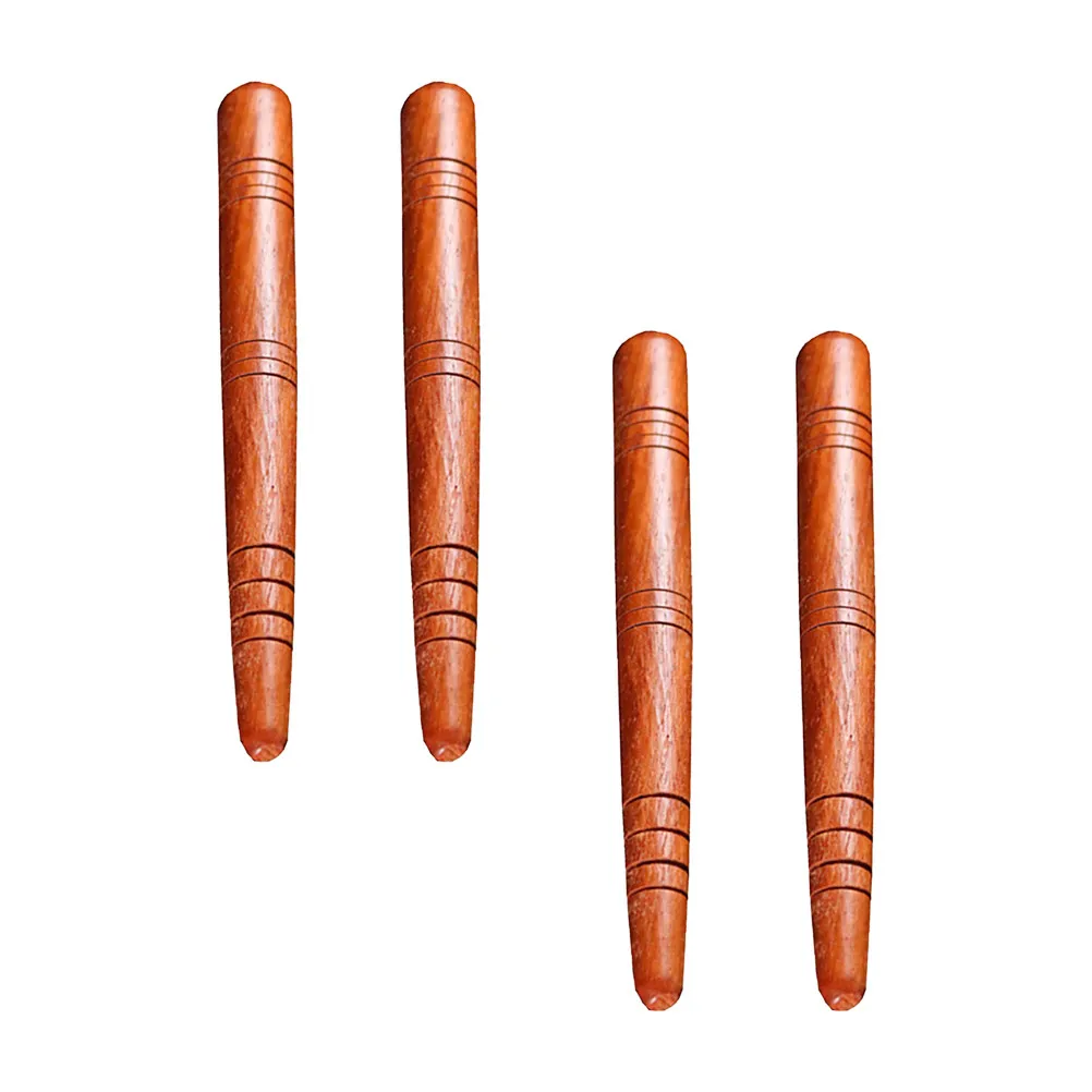 

4Pcs Acupressure Pen Premium Wood Massage Stick for Body Relaxation and Pain Relief Smooth Rounded Edges Portable Self-Massage