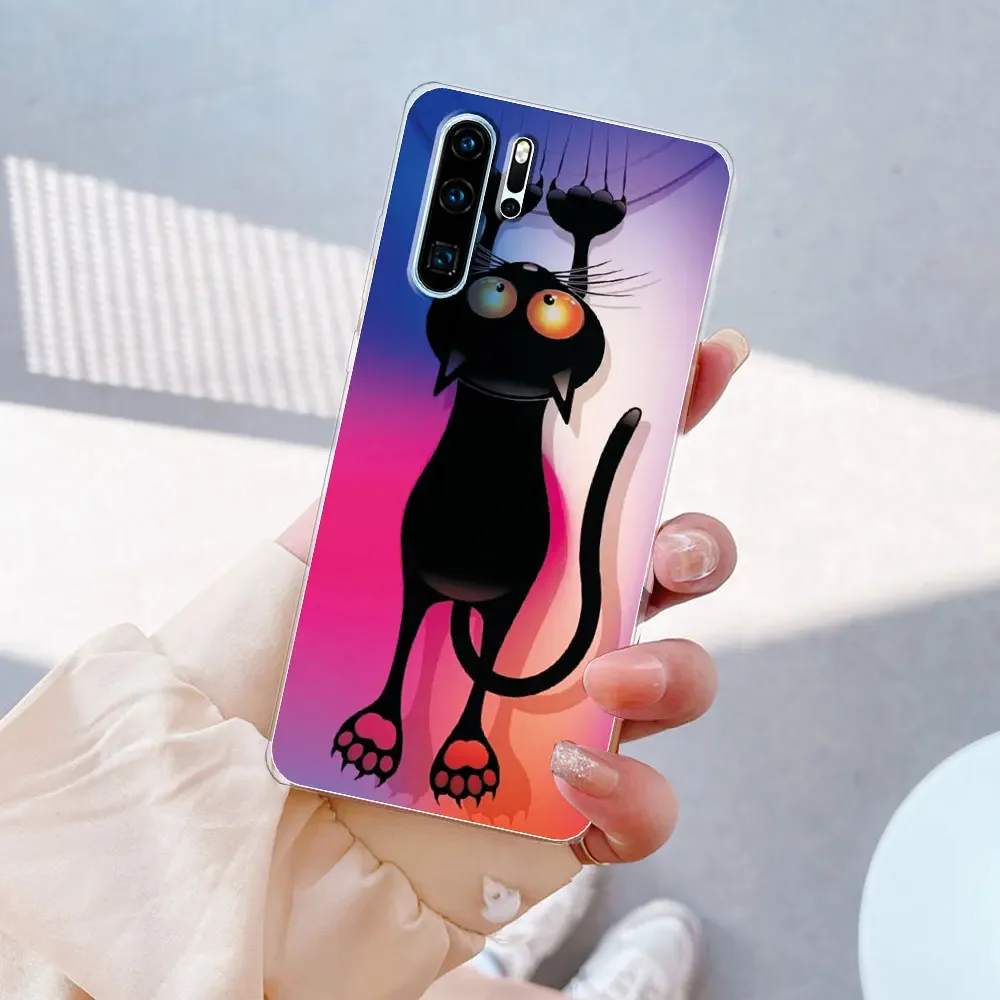 Case For Huawei P30 Lite Cover P30 Lite Clear Cute Soft Silicone Phone Back Fundas For Huawei P30 Case Bumper For Huawei P30 Pro