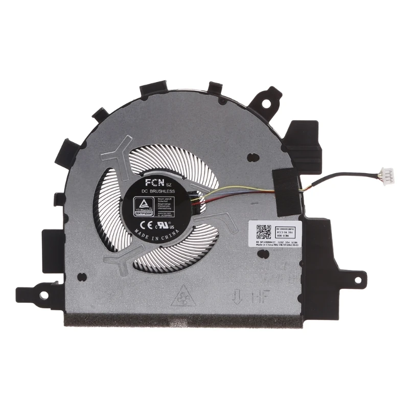 

Laptop Cooling Fan 5V 0.5A 4Pin CPU Radiator for Lenovo IdeaPad 3-15ITL6 82H8