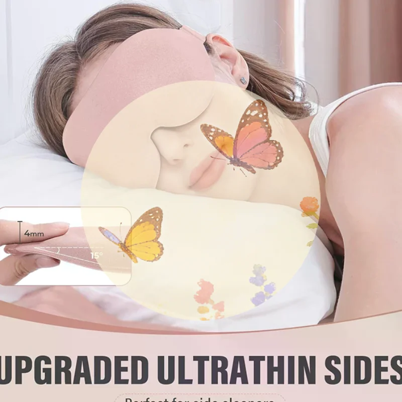

~3D Sleeping Eye Mask Blindfold For Unisex Soft Tiredness Relief Eye Cover Natural Sleeping Blind Eye Patch Skin Care Tool