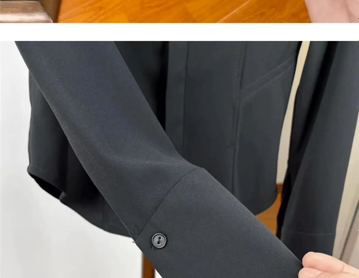 White Shirt Women 2025 New Spring and Autumn Shirt Workplace Light and Mature Style Slim Short French Waist All-match Top