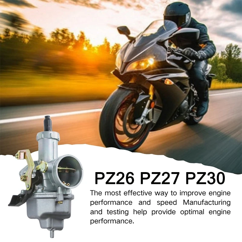 Per CG125 CG150 CG200 125cc 150cc 175cc 200cc 250cc ATV Quad Dirt Bike Moto Accessori Moto Carburatore PZ26 PZ27 PZ30