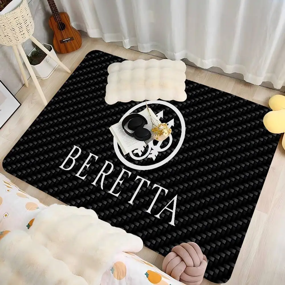 G-Gun Beretta Floor Mat Non-Slip Laundry Room Mat Laundry Decor Balcony Child Living Room Bedside Mats
