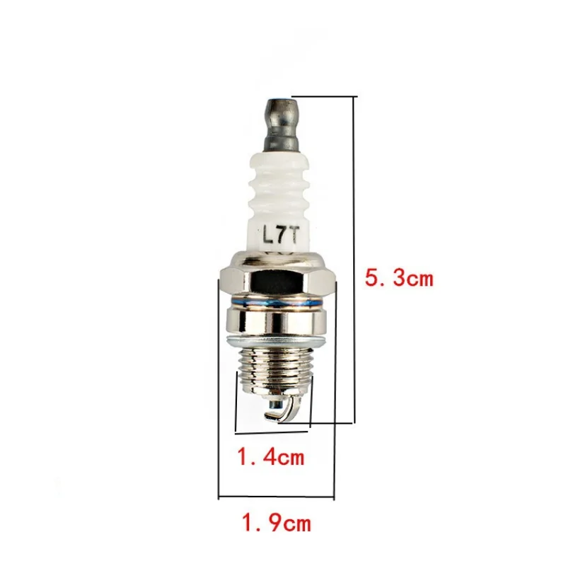 2pcs L7T Spark Plug For Gasoline Chainsaw and Brush Cutter motosierra gasolina Chainsaws Spare Parts Garden Tools