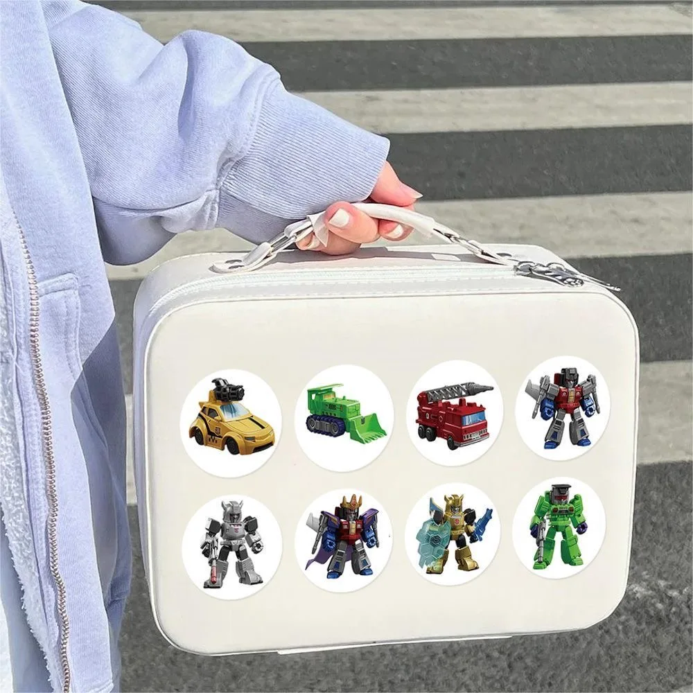 2025 Popolare 14 Disegni Ins Anime Transformer Adesivo Cartoon per Scooter Laptop Adesivo Decorativo Impermeabile Fai da Te Giocattolo per Bambini Decor
