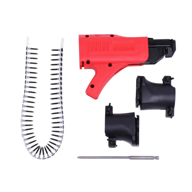 

Automatic Home Electric Collated Screw Gun, Ceiling Drywall Self-Tapping Screw Renovation Continuous Screwdriver