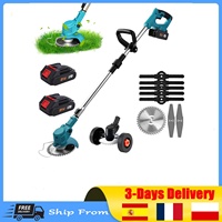 Foldable Li-ion Lawn Mower 1800W 7800RPM for Home Garden Yard Grass & Brush Cutting