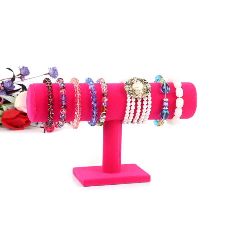 حامل عرض سوار تي بار ، سلسلة مجوهرات ، طوق شعر ، ساعة ، قلادة ، ساعة ، سوار ، حامل ، رف #6