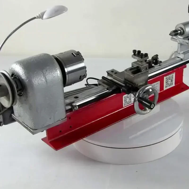 

Портативный мини-токарный станок для деревообработки 220 В, мини-настольный маленький токарный станок, сделай сам, научные исследования, дом [4-кулачковый патрон 65]