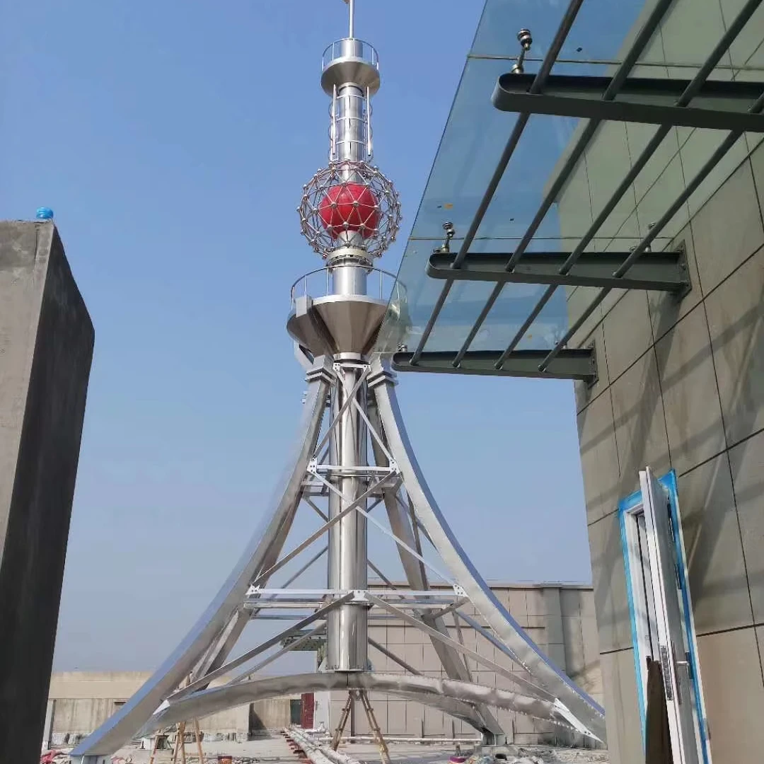 

Decorative Lightning Protection Tower For Effective Earthing