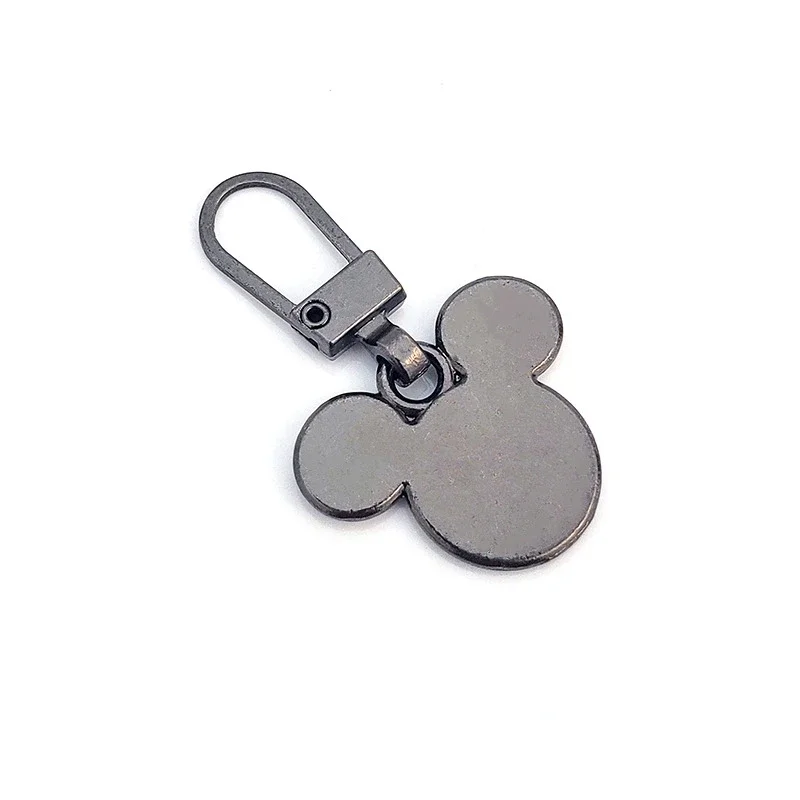 Disney Mickey Mouse Zipper Puller Detachable Universal Replacement Metal Zipper Head Luggage Purses Clothes Repair Zipper Slider