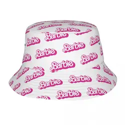 Cappelli da pescatore rosa bianchi Barbie per cappello da sole estivo da ragazza per berretti da vacanza