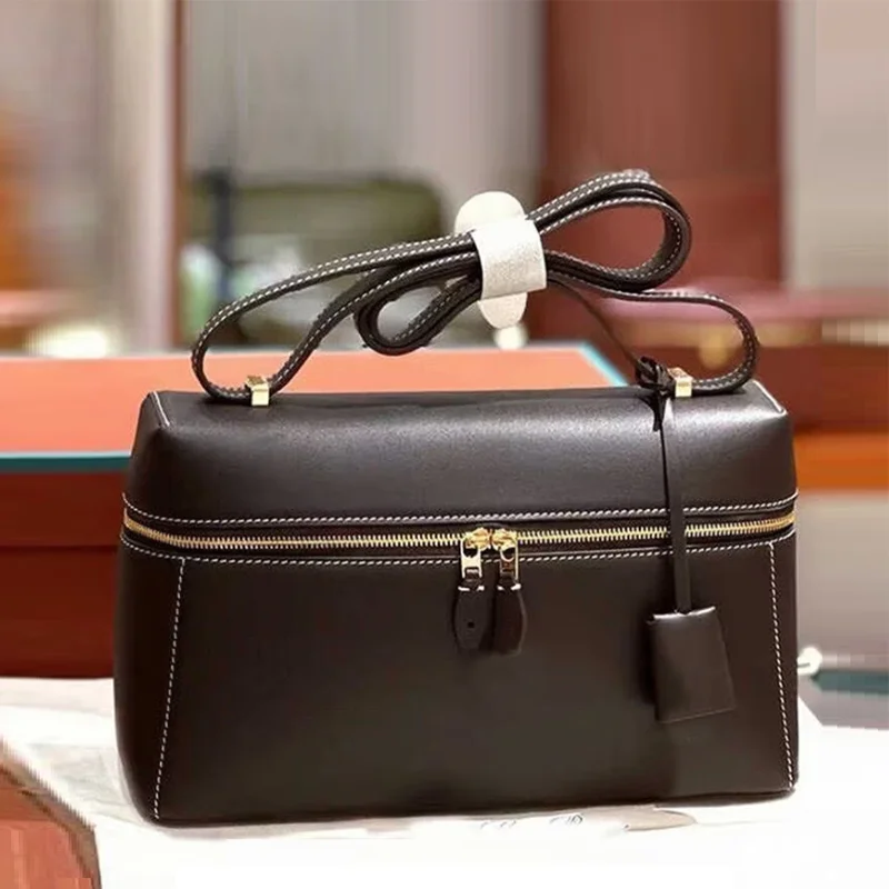 Women Genuine Leather Shoulder Bags Ladies Fashion Brand Designer Luxury Handbags Female Retro Commute Boston Cowhide Handbag