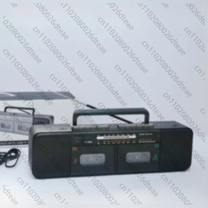 Dual Cassette Tape Player Recorder ,AM/FM/SW Radio With Card Player,6.35mm Mic Input,20W Stereo Speaker