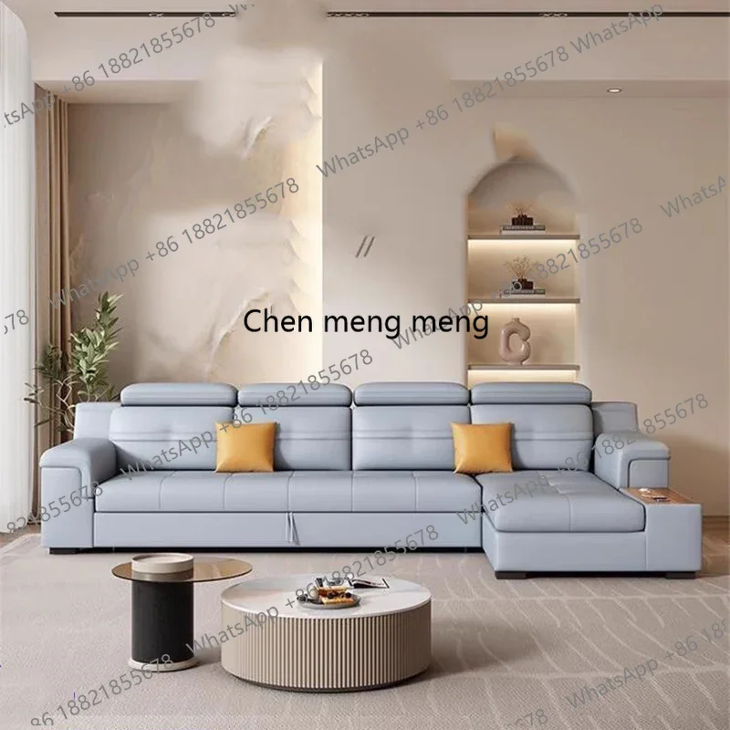 

New arrive Designer Leather Living Room Sofas Couch Lazy Office Luxury Lounge Sofas Multifunctional Decor Divano Lounge Suite Fu