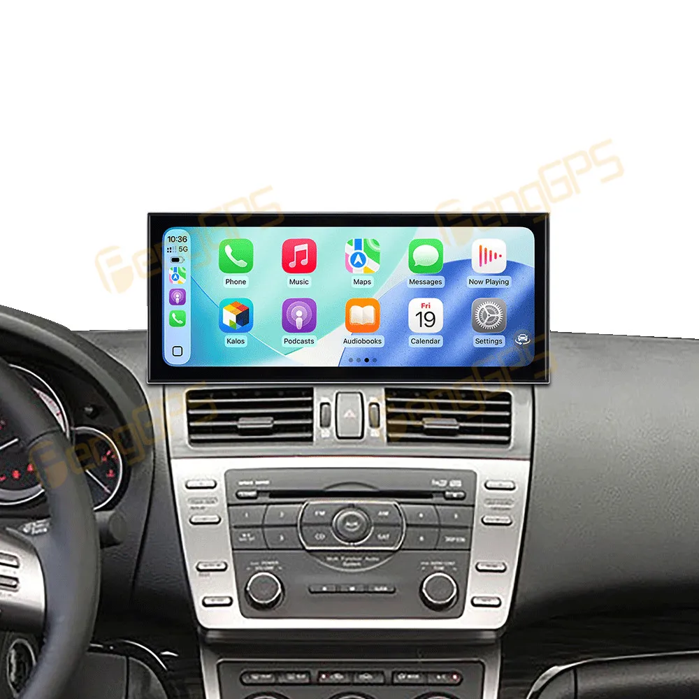 15.8 Inch Android 15 CarPlay Car Radio For Mazda 6 2004-2015 Touch Screen Multimedia Player GPS Navigation Head Unit DSP Auto