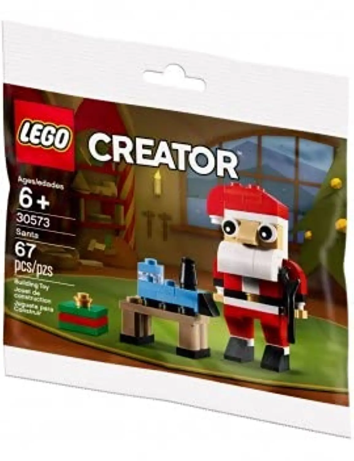 LEGO Creator 30573 Santa Build, New 2019 for Ages 6+ for Children\'s Kids Birthday Christmas New Year Gift (67Pieces)