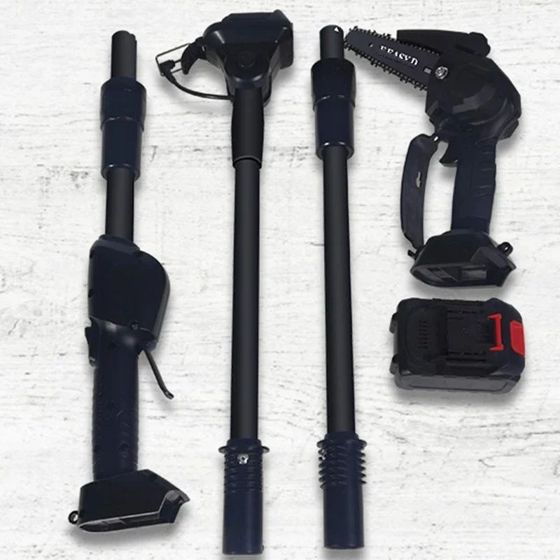 Gardening Pole Saws Rechargeable Lithium Manual Chainsaw Long Handle Tree Pruning Saws Wireless Retractable Electronic Saw