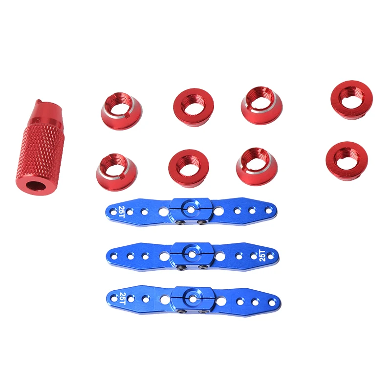 AS95-جهاز إرسال الراديو التبديل الثابتة الجوز وتركيب المفك مع 3 قطعة الألومنيوم توجيه سيرفو القرن الذراع 25T