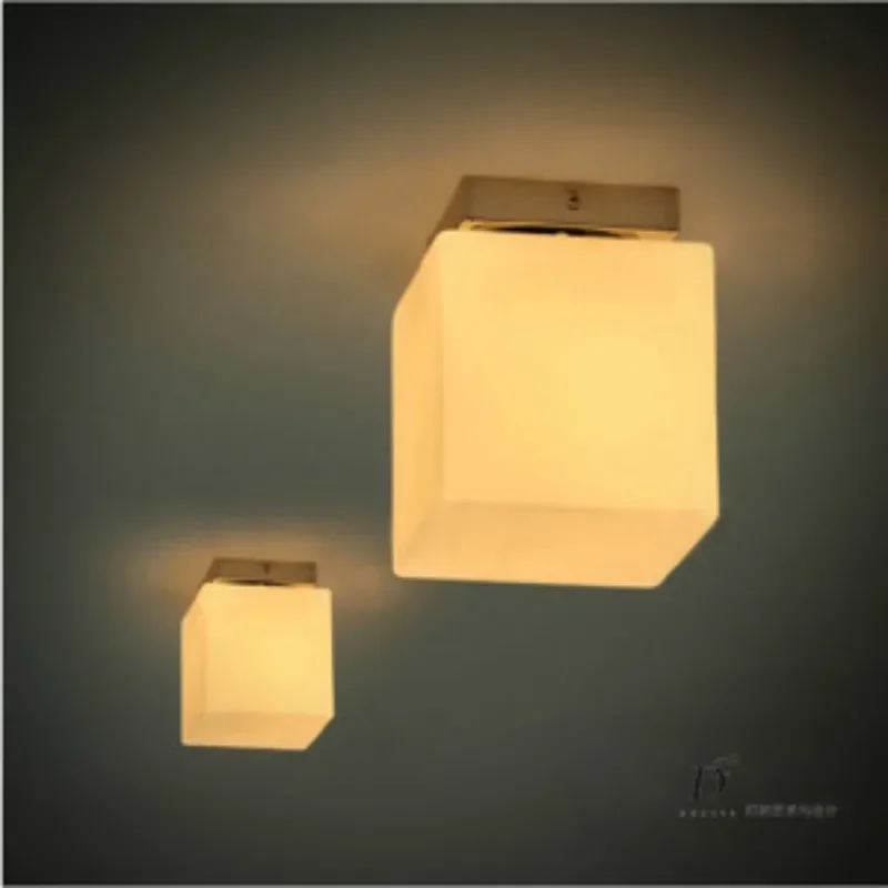 Modern Simple Bedroom Bedside Living Room Aisle Sugar Cube Ceiling Light