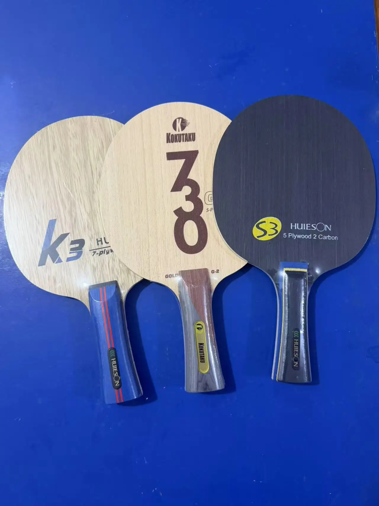 Huieson 6-Model FL Table Tennis Blade | 5-Ply All-Wood & 7-Ply Options | Shakehand Training and Offensive Blades