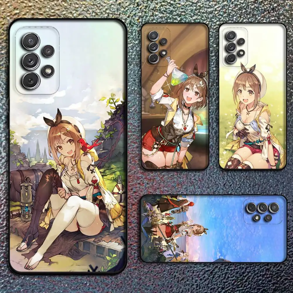 

A-Atelier Ryza Game Phone Case For Samsung S25,S24,S21,S22,S23,S30,Ultra,S20,Plus,Fe,Lite,Note,10,9,5G Black Cover
