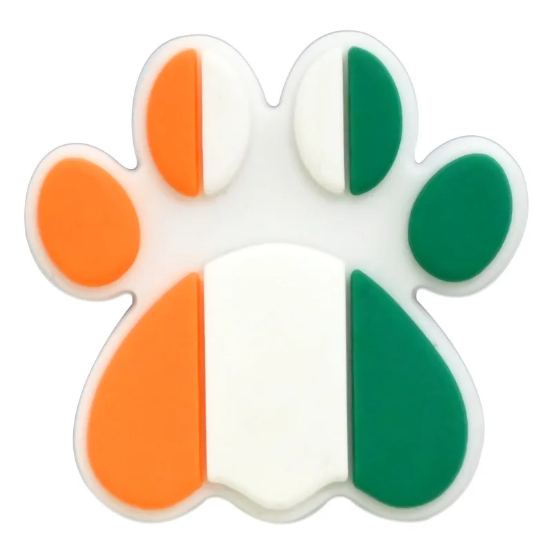 إكسسوارات أحذية من كلوريد متعدد الفينيل على شكل كف كلب لطيف مشبك نعال مناسب لإكسسوارات الأساور هدية حفلات للجنسين - 6