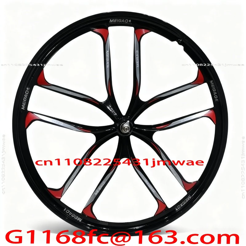High Quality 24/26/27.5-inch Bearing Magnesium Alloy Integrated Wheel, Mountain Ten Blade Bare Wheel