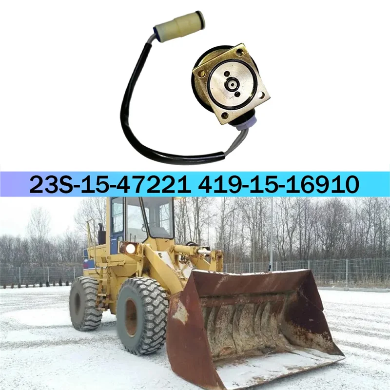23S-15-47221 419-15-16910 Loader Solenoid Valve For Komatsu Wheel Loader WA200-1 WA250-1 WA320-1 Replacement Accessories