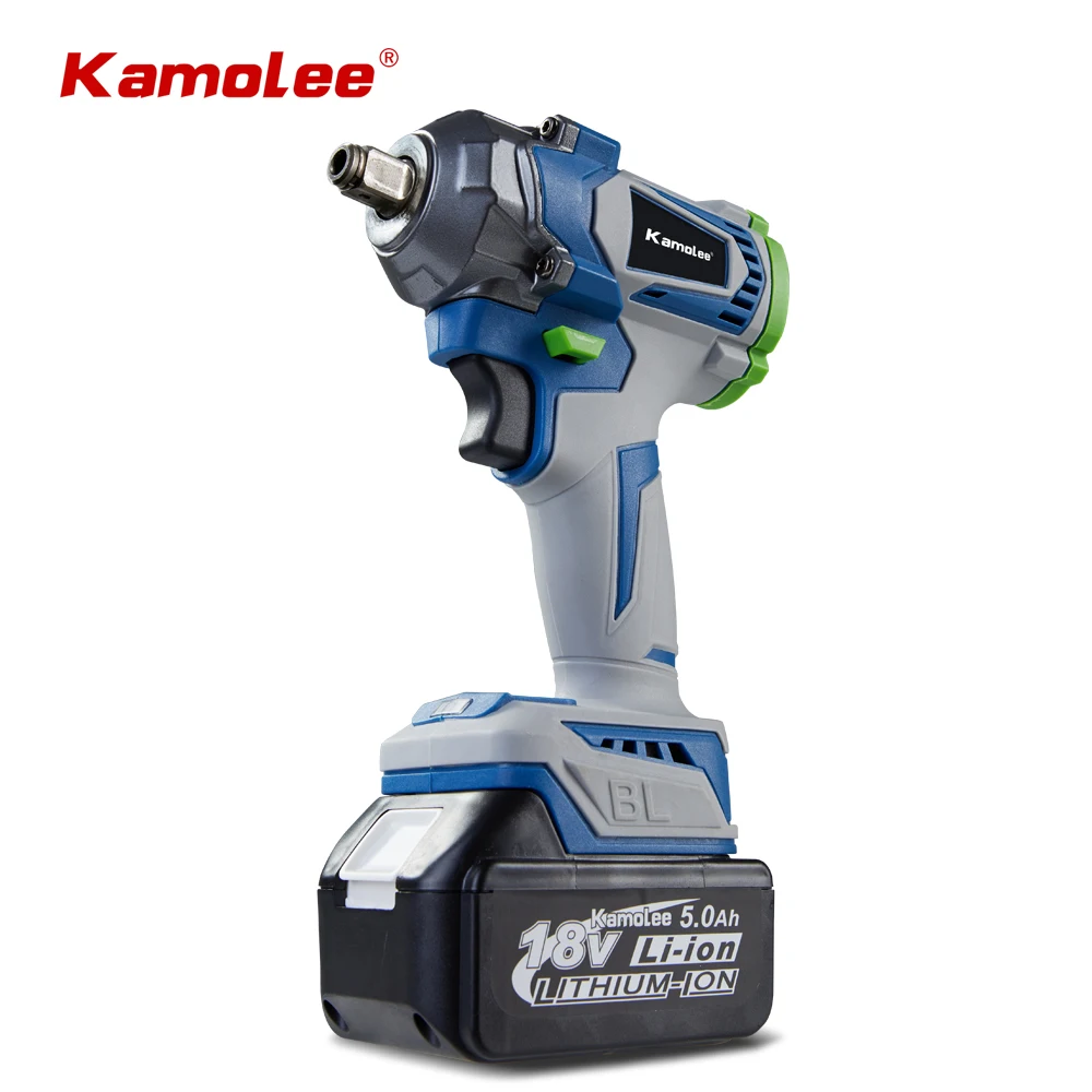 

Kamolee Electric Wrench DTW500 Brushless Cordless 1200 N.m Included Battery and Charger Compatible with 18V Makita Battery