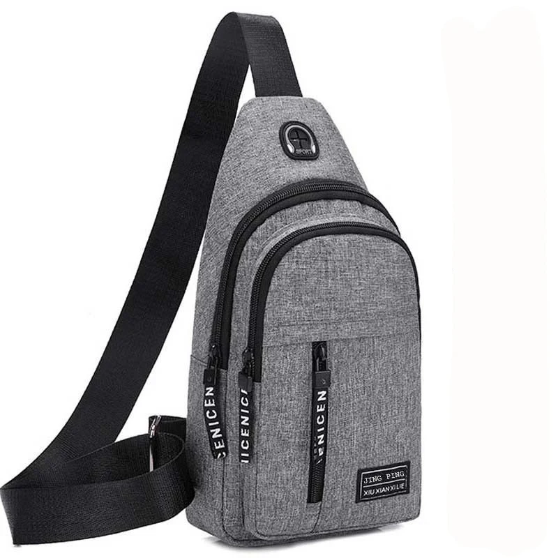 Waist Chest Bag Small Oxford Chest Pack for Men Women Crossbody Bags Hip Hop Streetwear Bag Fanny Pack Multifunction Mini Belt