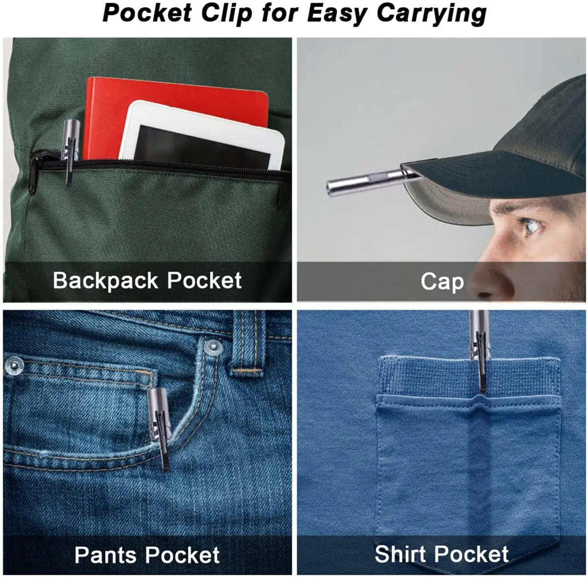 Medical Handy Pen Light USB Rechargeable Mini Nursing Flashlight LED Torch + Stainless Steel Clip Quality & Professional