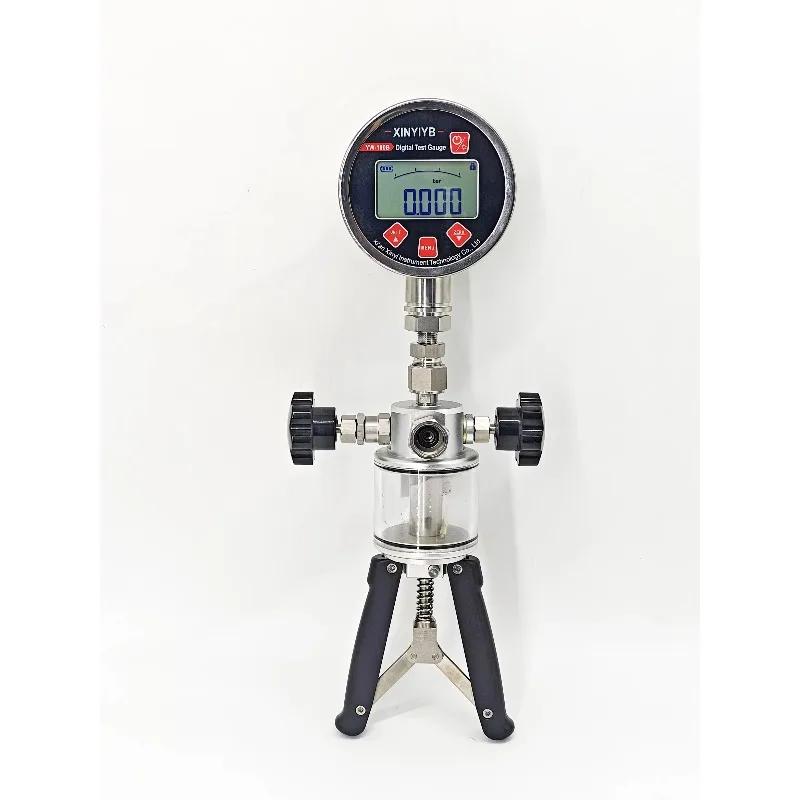 مصنع الساخن بيع يده معاير الضغط المحمولة مضخة يدوية الضغط Calibrator700Bar الفولاذ المقاوم للصدأ اختبار الضغط
