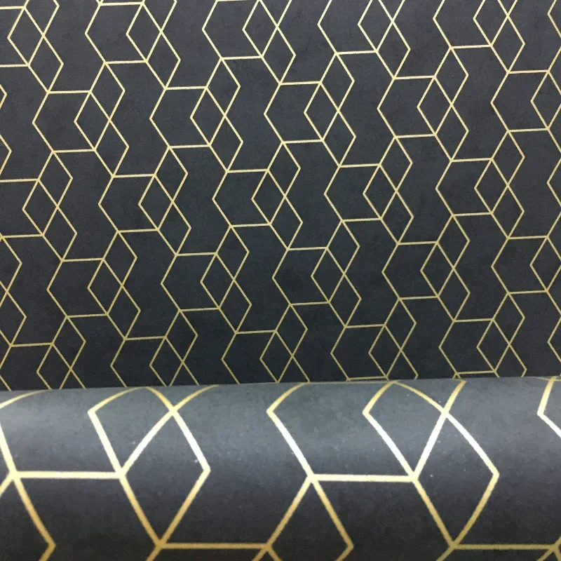 Dark Grey|White|Black Simple Geometric Wallpaper Roll  Modern Design Wall Paper Home Wall Decor Bedroom Living Room Background