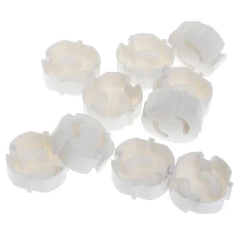 10 buah/lot perlindungan isolasi terhadap goncangan elektrik bayi penutup pelindung daya soket tahan benturan elektrik cocok