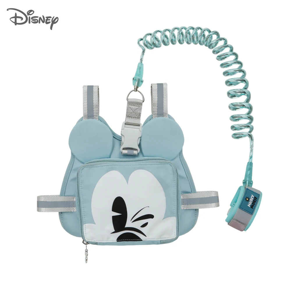 Disney-Criança Segurança Lock, Anti-Lost, Link Wrist, Criança Leash Harness, Caminhada ao ar livre, cinto de mão, pulseira, Baby Strap Rope,