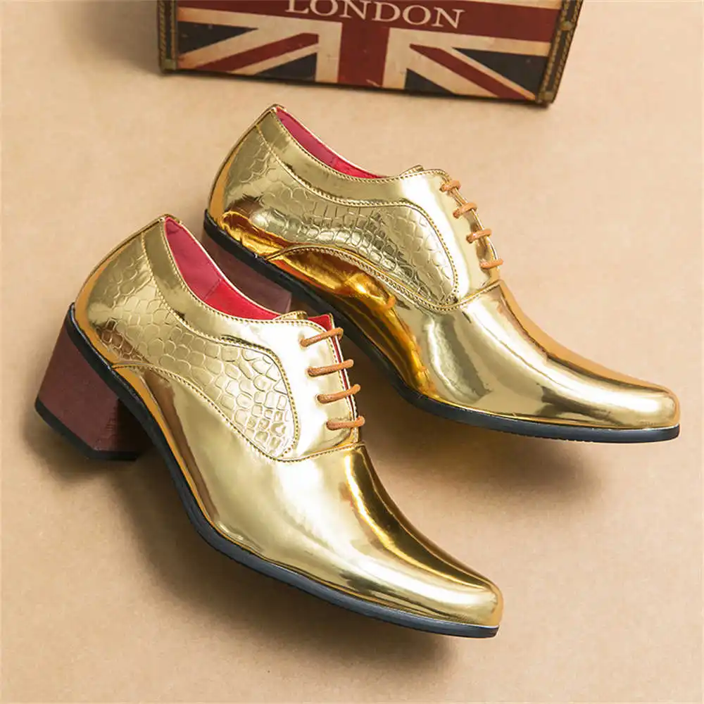 Baskets habillées à talons pour hommes, chaussures habillées marron, Tennis jaune pour hommes, sport, soignant, haute qualité, mode-homme, Snekers Lux
